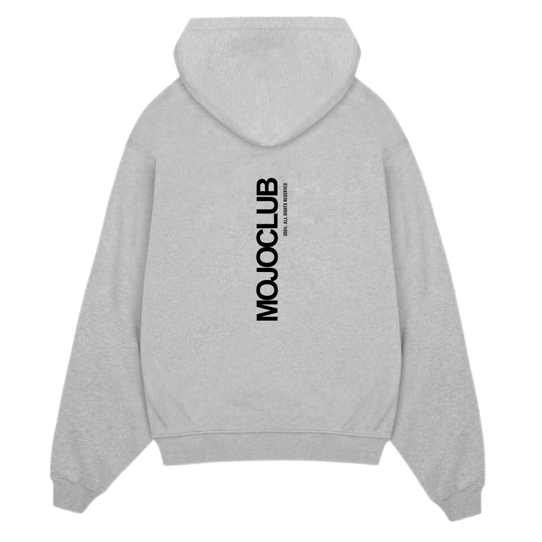 INITIAL HOODIE - Light Grey