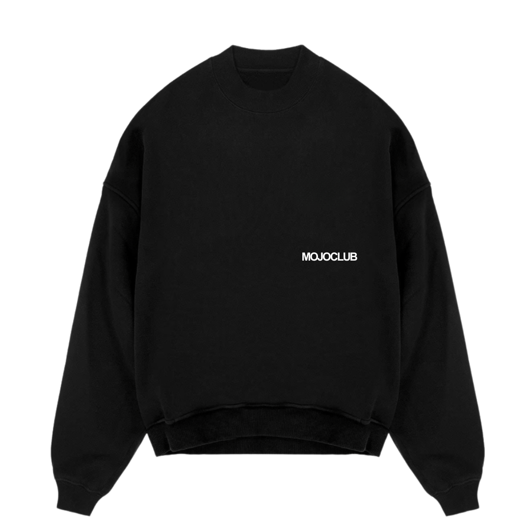 INITIAL SWEATER - Black