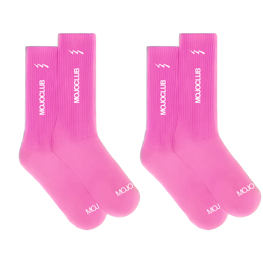 MOJOCLUB SOCKS - Pink 2 pack